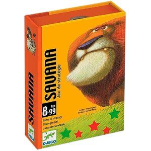 Djeco Strategy Card Game Savana (MULTILINGUE)    for Age 8+ New Sealed